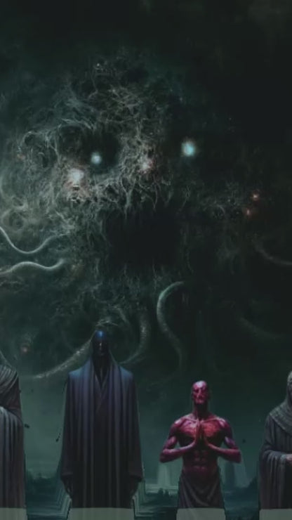 Nyarlathotep Deceives: Canvas Wall Art - Lovecraftian Horror