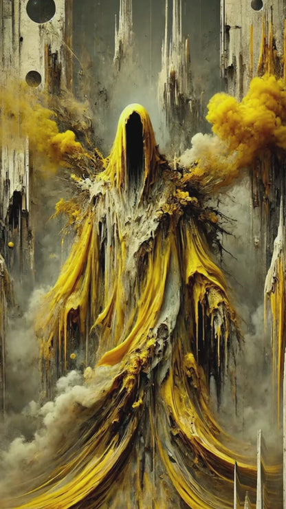 Hastur: The King in Yellow - Lovecraft Canvas Art Print